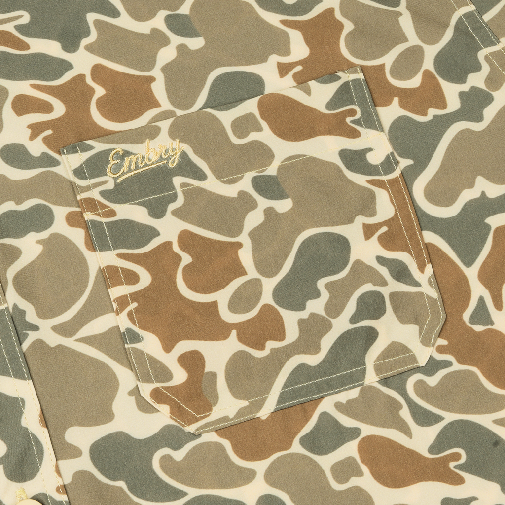 Performance Button Up - Desert Duck