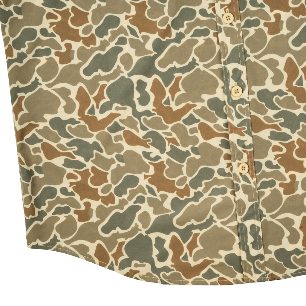 Performance Button Up - Desert Duck