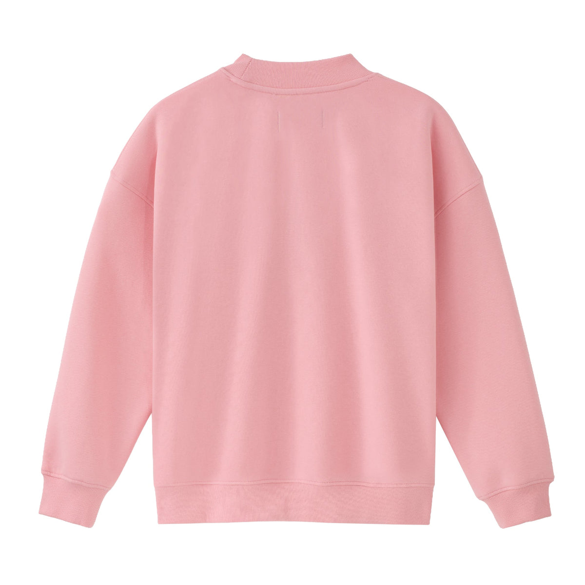 Women’s Mock Neck Cotton Crewneck